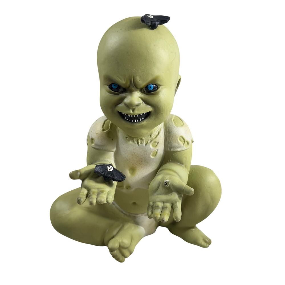 RARE Spirit Halloween Mothy Max Zombie Baby Decoration Prop 14" Latex 2023